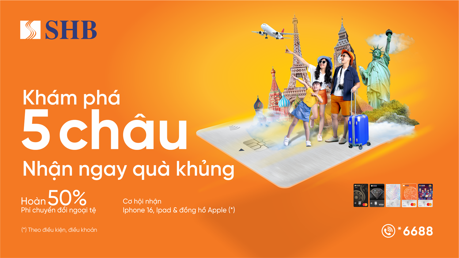 Cơ hội trúng Iphone 16 ProMax cùng nhiều ưu đãi hấp dẫn cho khách hàng SHB